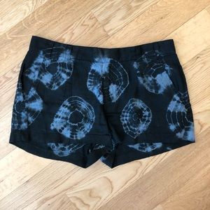 Joie • Tie-Dye Black/Blue Linen Short